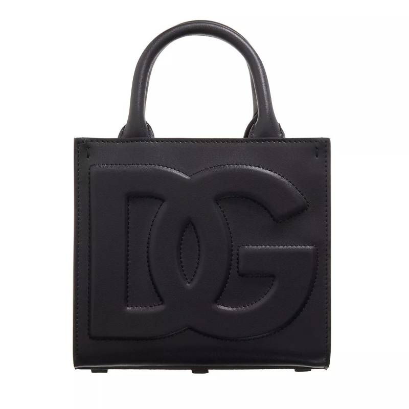 Dolce&Gabbana Schultertasche - Vitello Liscio - Gr. unisize - in Schwarz - für Damen von Dolce&Gabbana