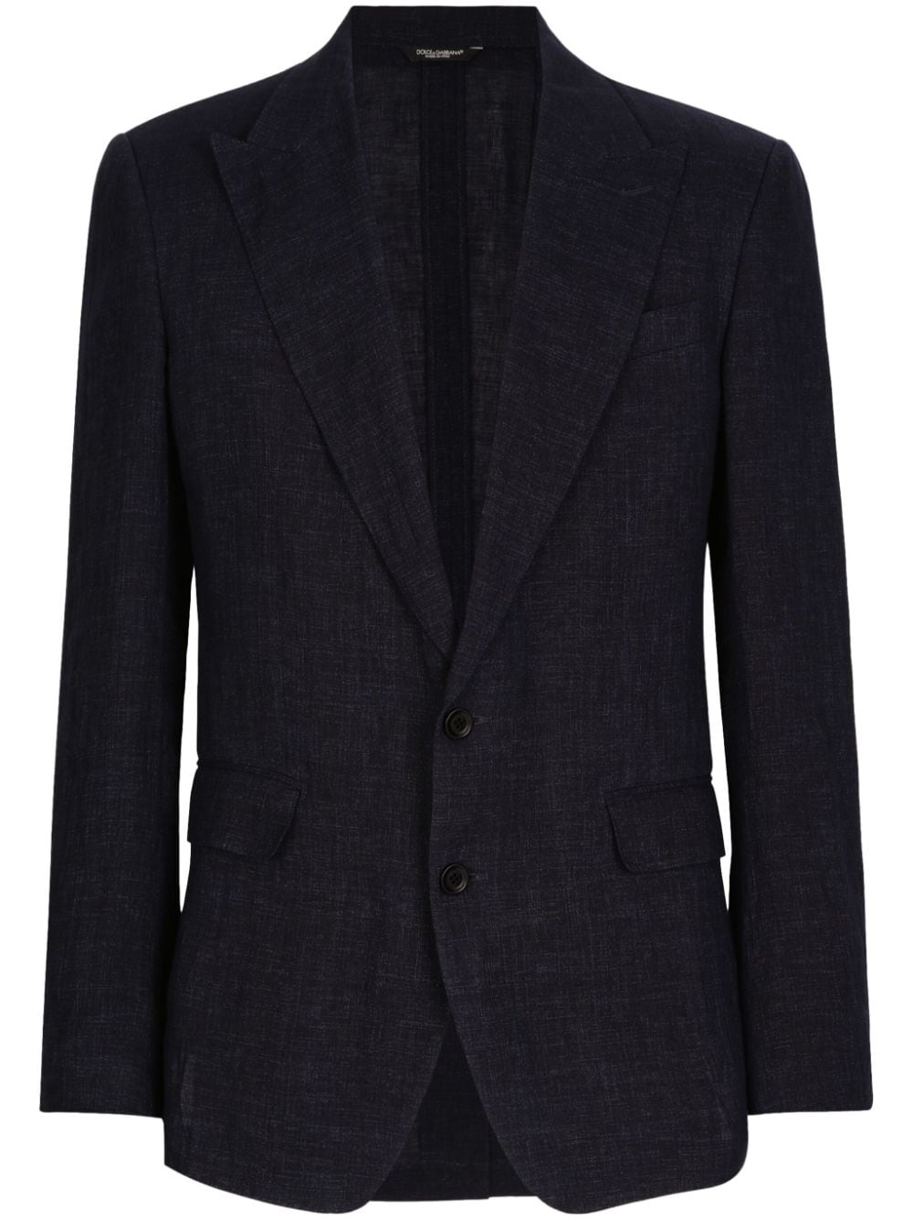 Dolce & Gabbana Sicilia peak-lapels blazer - Blue von Dolce & Gabbana