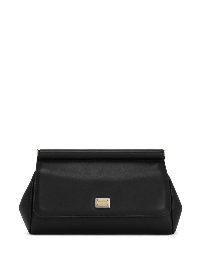 Dolce & Gabbana Sicily leather tote bag - Black von Dolce & Gabbana