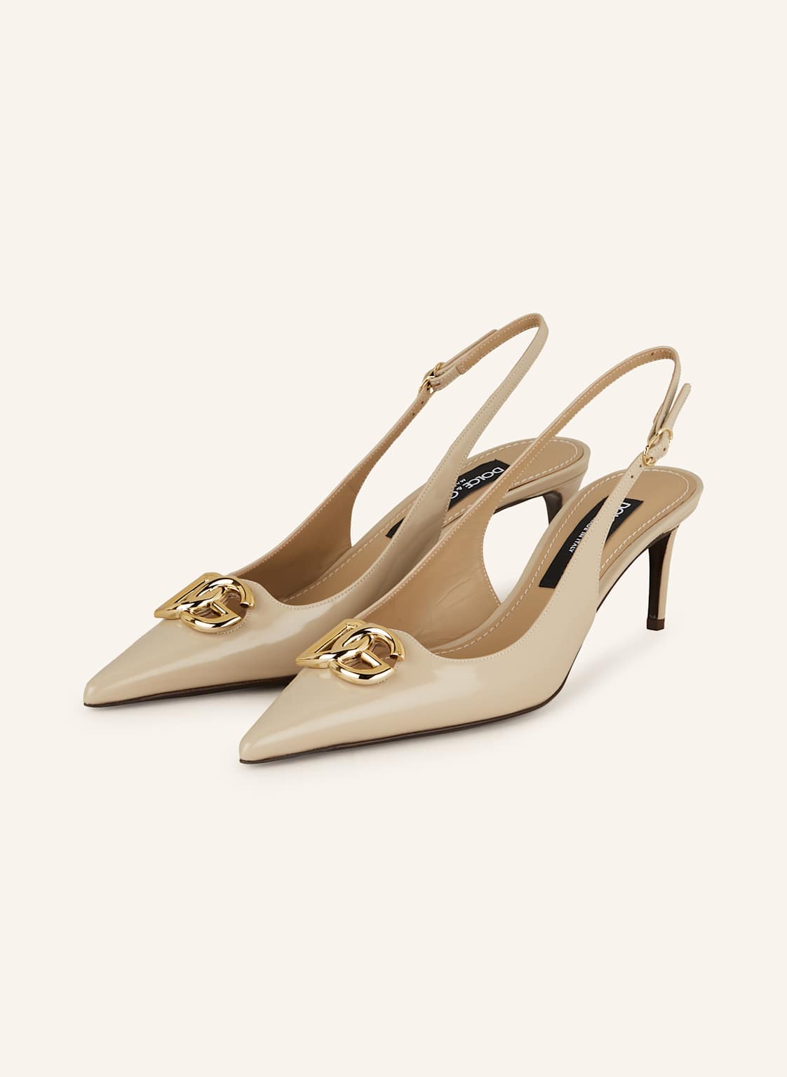 Dolce & Gabbana Slingpumps beige von Dolce & Gabbana