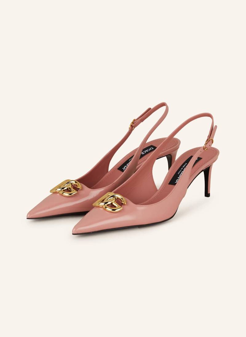 Dolce & Gabbana Slingpumps rosa von Dolce & Gabbana