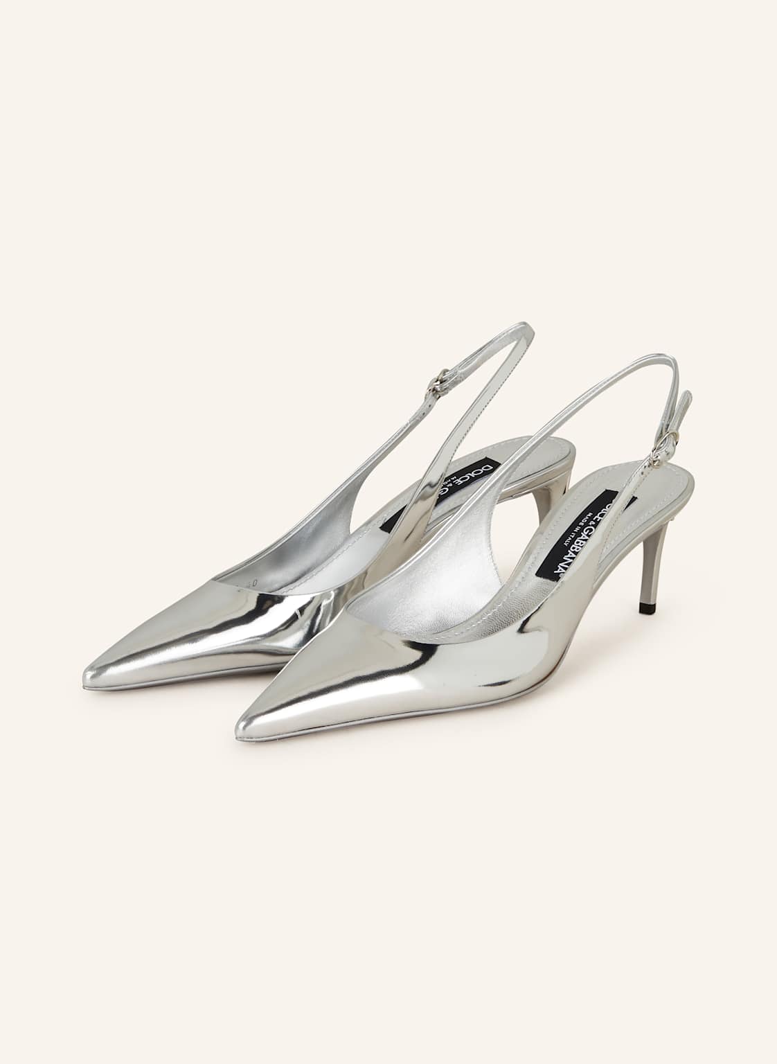 Dolce & Gabbana Slingpumps silber von Dolce & Gabbana