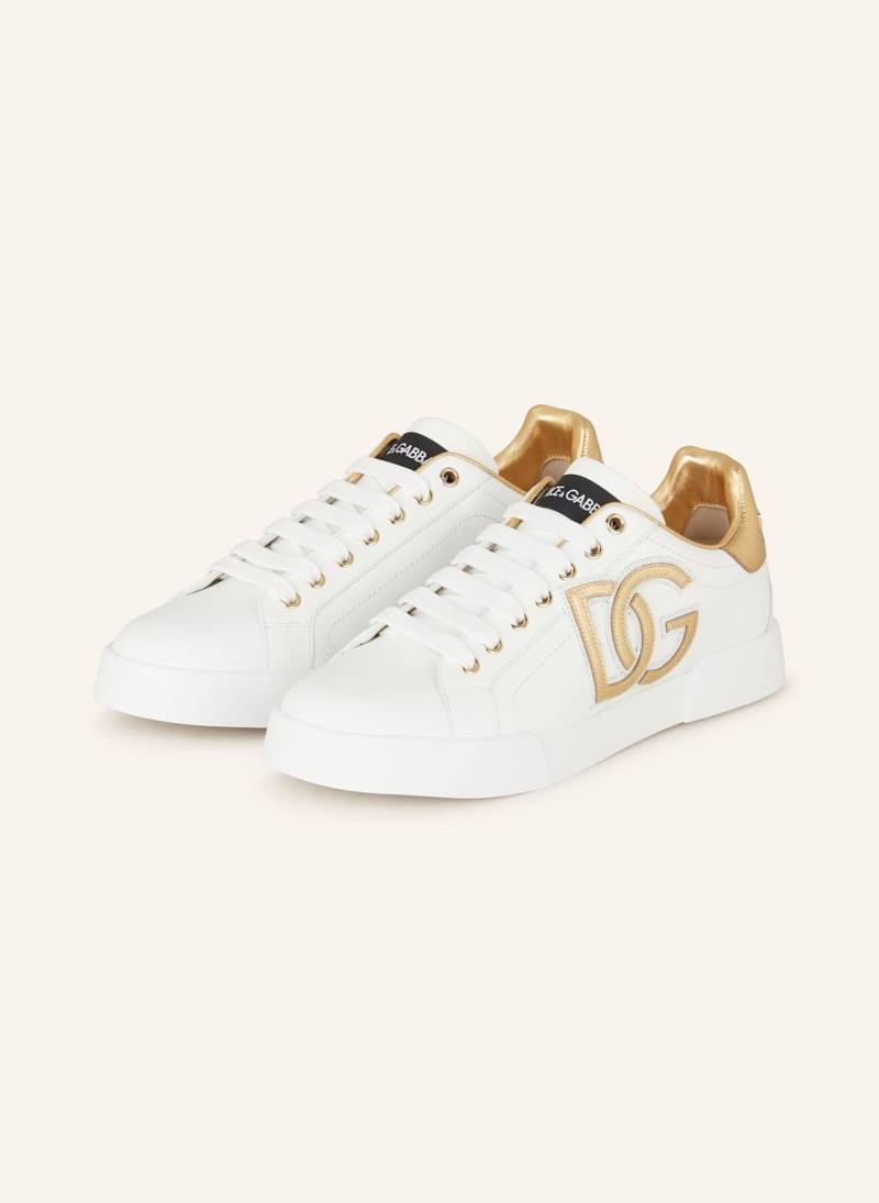 Dolce & Gabbana Sneaker Bassa weiss von Dolce & Gabbana