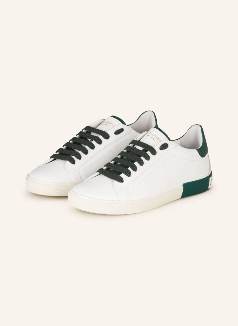 Dolce & Gabbana Sneaker Portofino Vintage weiss von Dolce & Gabbana