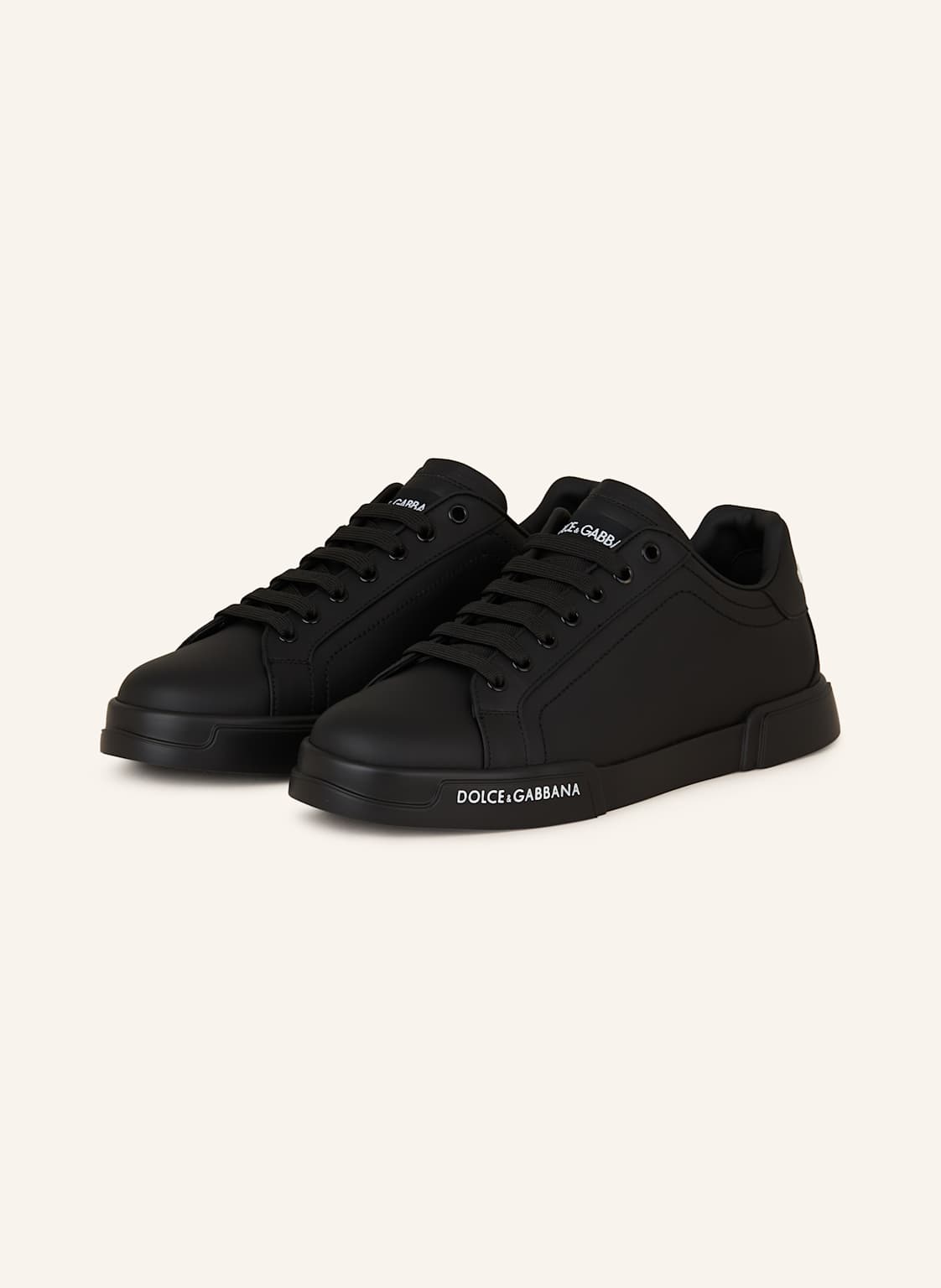 Dolce & Gabbana Sneaker Portofino schwarz von Dolce & Gabbana