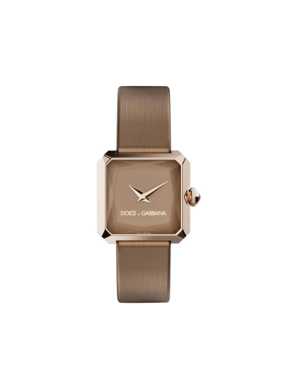 Dolce & Gabbana Sofia square-face 11mm watch - Brown von Dolce & Gabbana