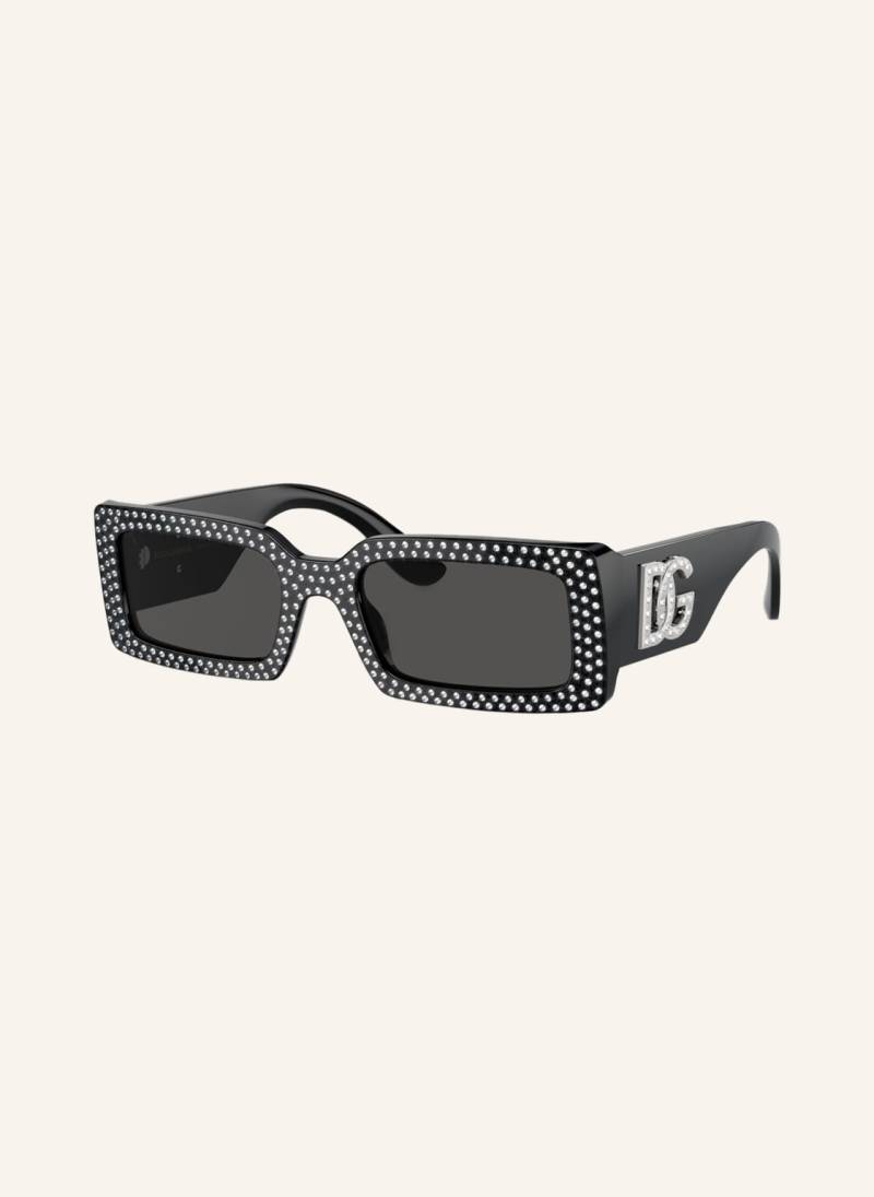 Dolce & Gabbana Sonnenbrille dg4447b Mit Schmucksteinen schwarz von Dolce & Gabbana