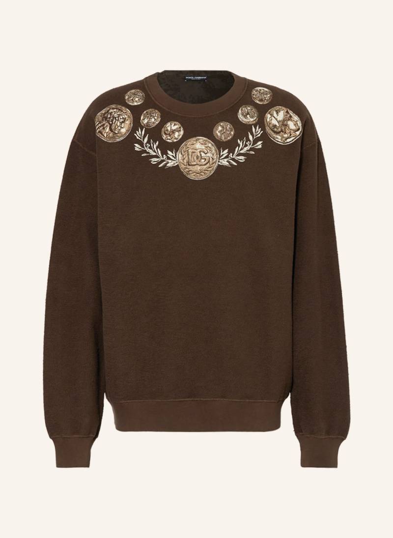 Dolce & Gabbana Sweatshirt braun von Dolce & Gabbana