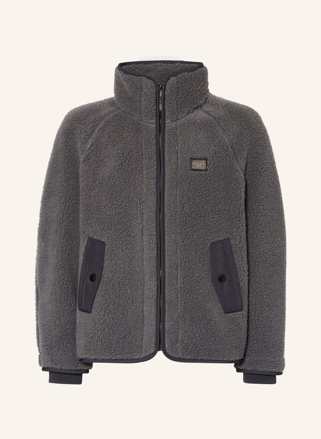 Dolce & Gabbana Teddyfell-Overjacket grau Dolce & Gabbana Teddyfell-Overjacket grau von Dolce & Gabbana