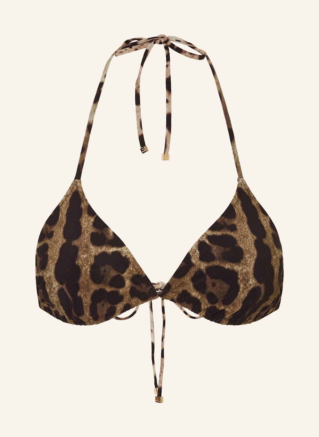 Dolce & Gabbana Triangel-Bikini-Top braun von Dolce & Gabbana