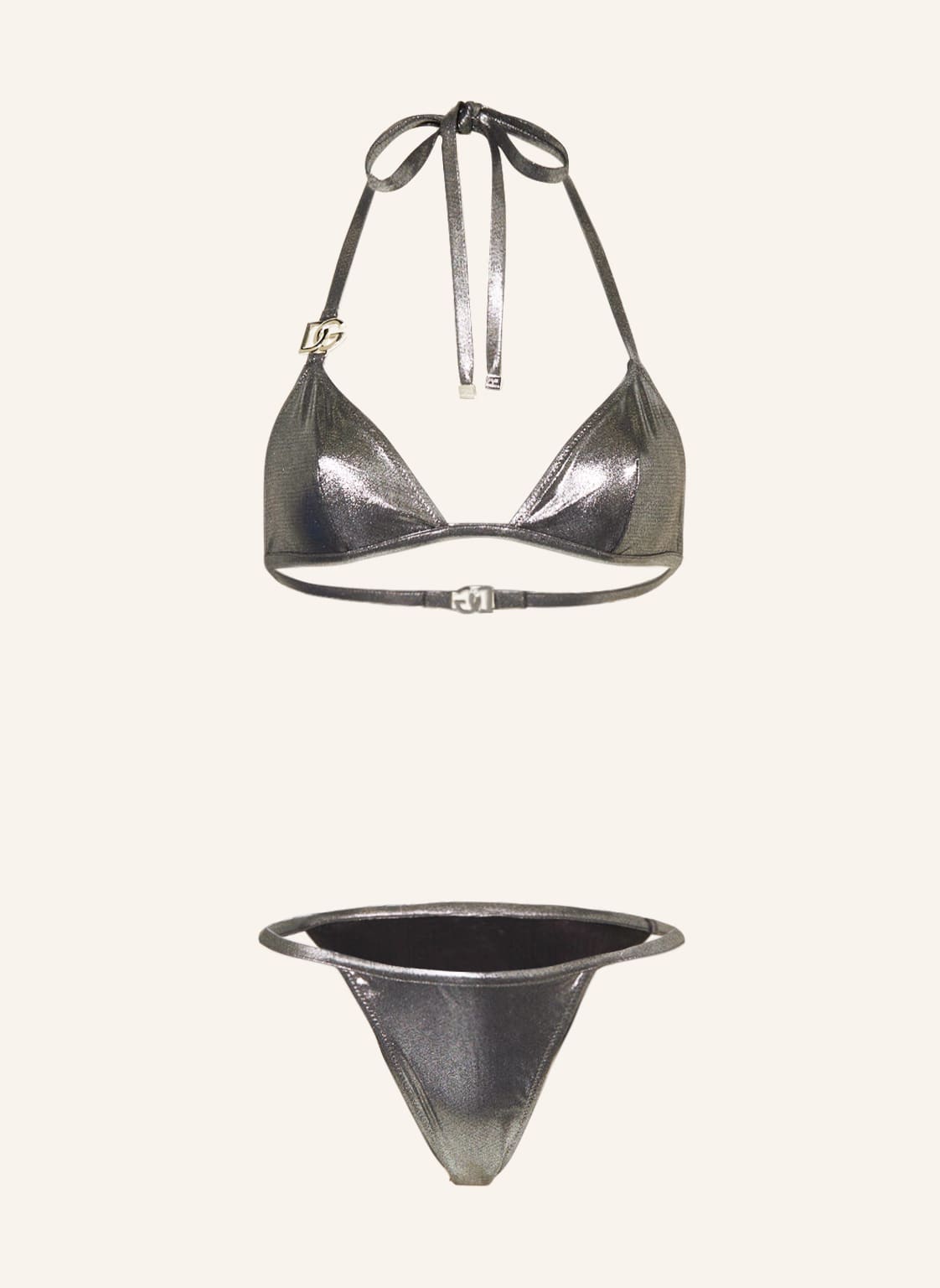 Dolce & Gabbana Triangel-Bikini silber Dolce & Gabbana Triangel-Bikini silber von Dolce & Gabbana