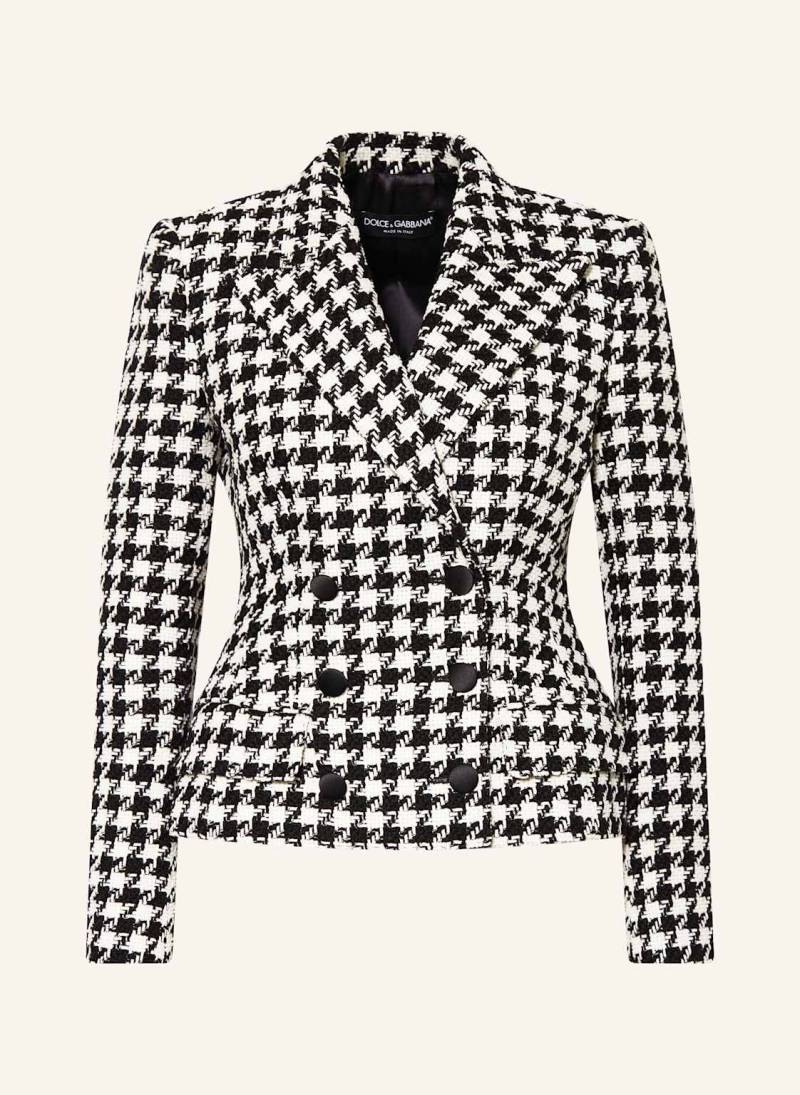 Dolce & Gabbana Tweed-Blazer schwarz von Dolce & Gabbana