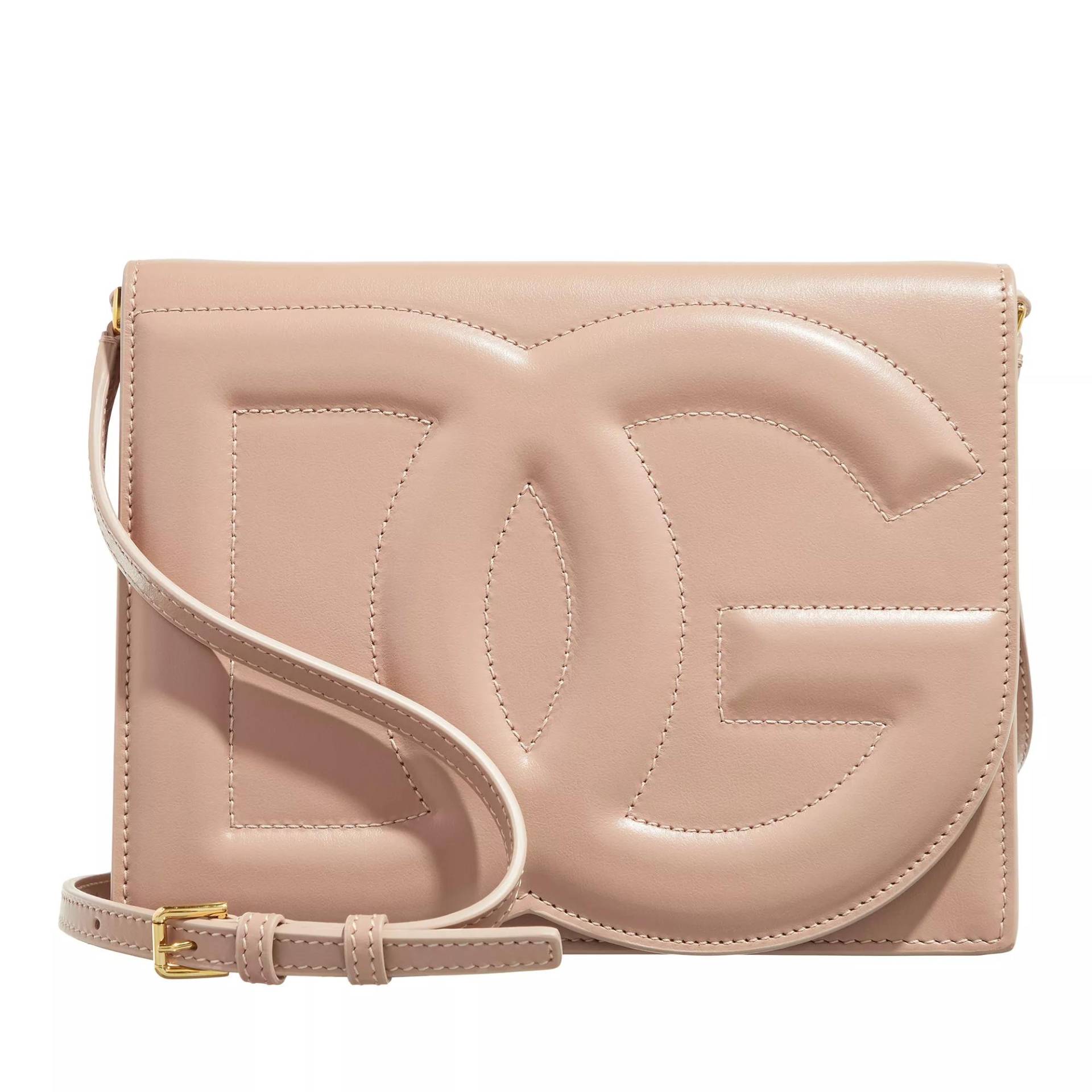 Dolce&Gabbana Umhängetasche - Logo Shoulder Bag - Gr. unisize - in Beige - für Damen von Dolce&Gabbana