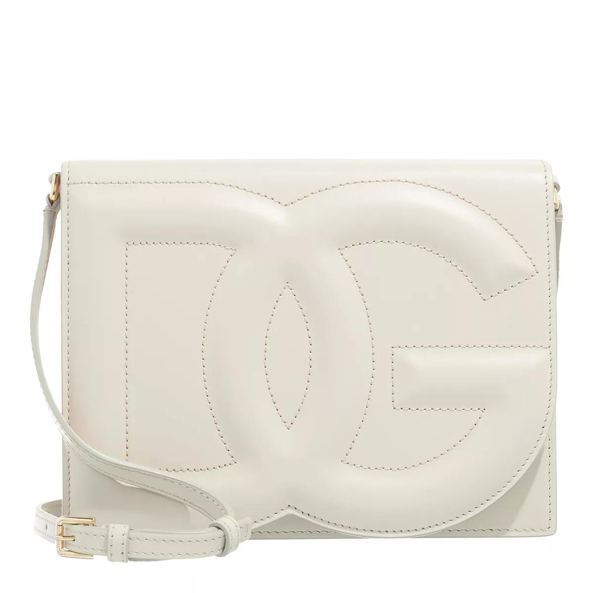 Dolce&Gabbana Umhängetasche - Logo Shoulder Bag - Gr. unisize - in Creme - für Damen von Dolce&Gabbana