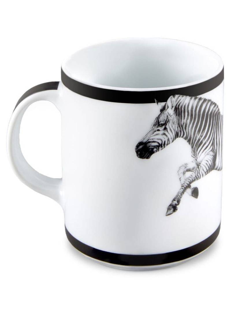 Dolce & Gabbana Zebra porcelain mug - White von Dolce & Gabbana