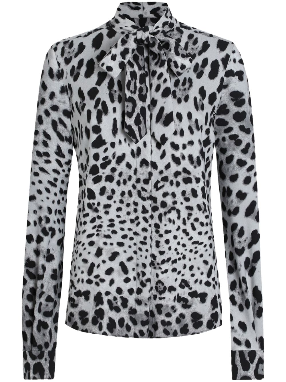 Dolce & Gabbana animal-print blouse - Grey von Dolce & Gabbana