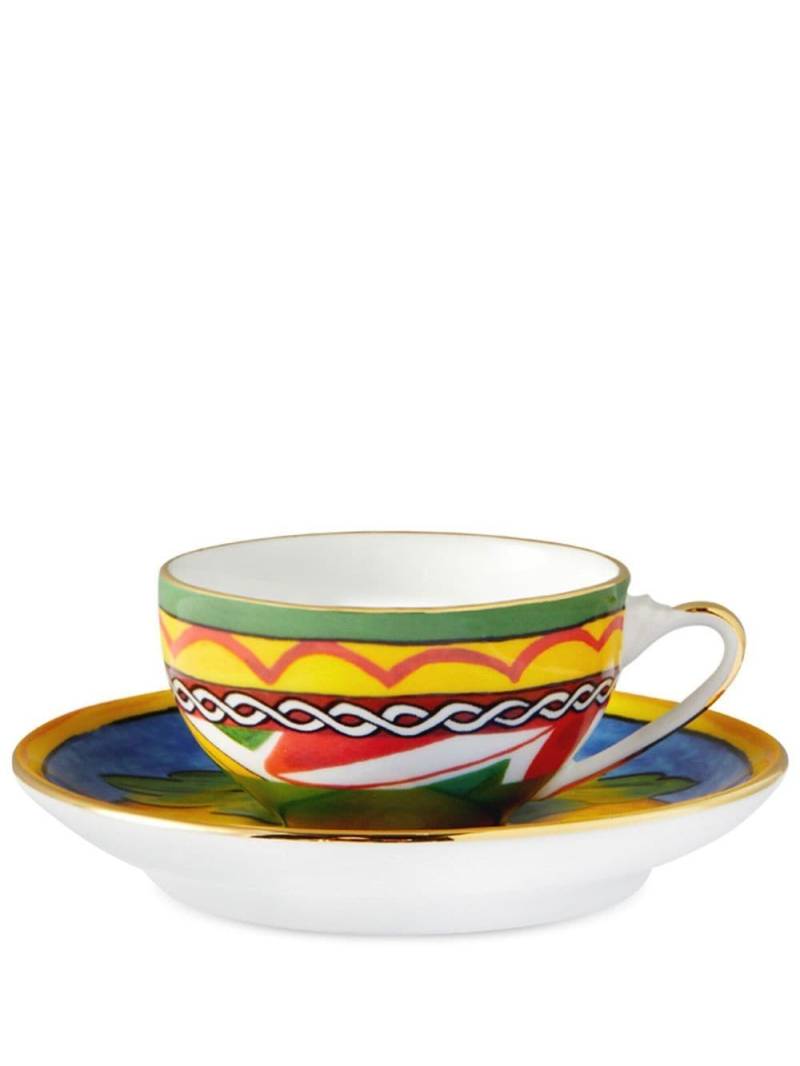 Dolce & Gabbana archive-print espresso set - White von Dolce & Gabbana