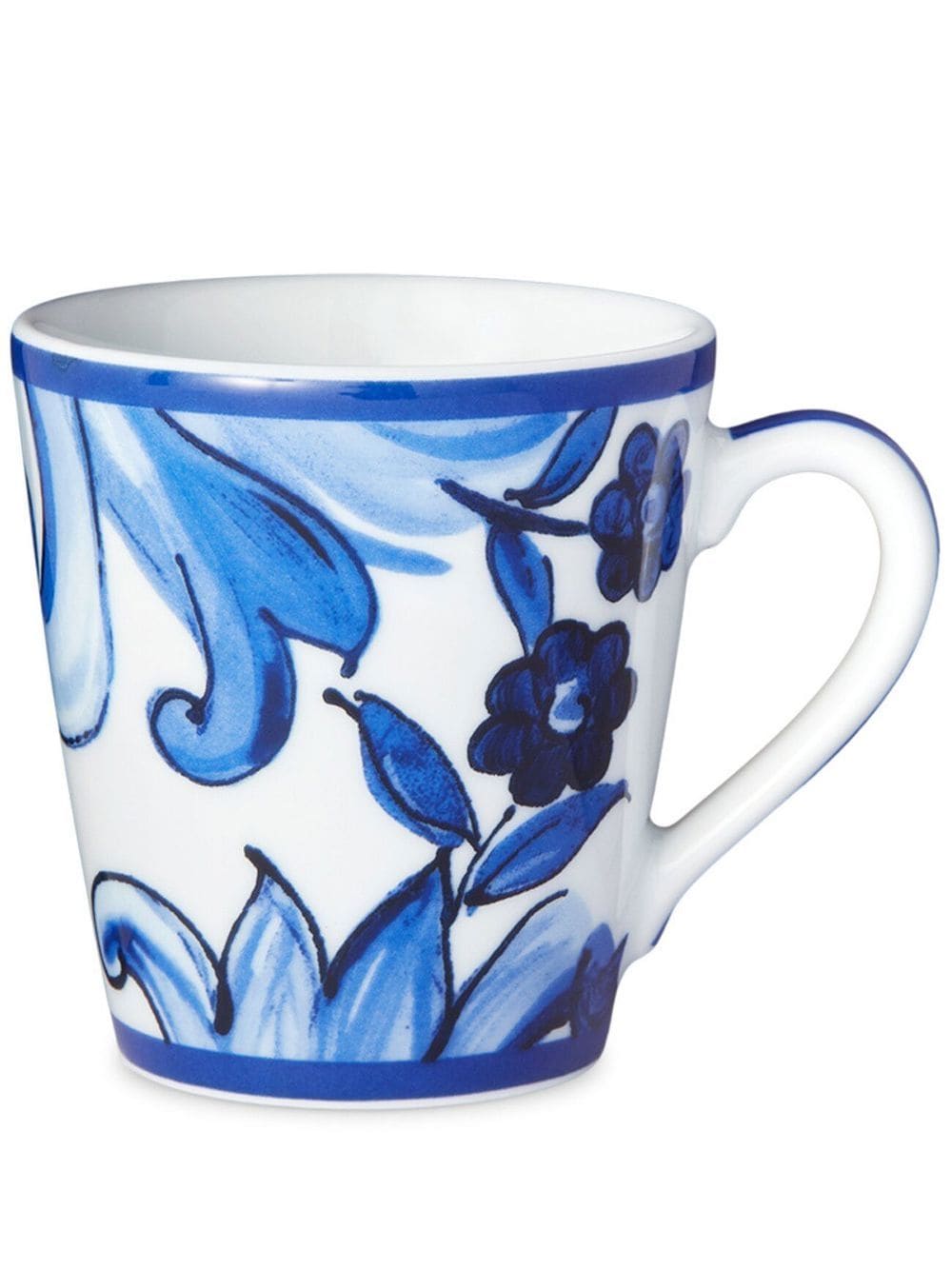 Dolce & Gabbana archive-print porcelain mug - Blue von Dolce & Gabbana