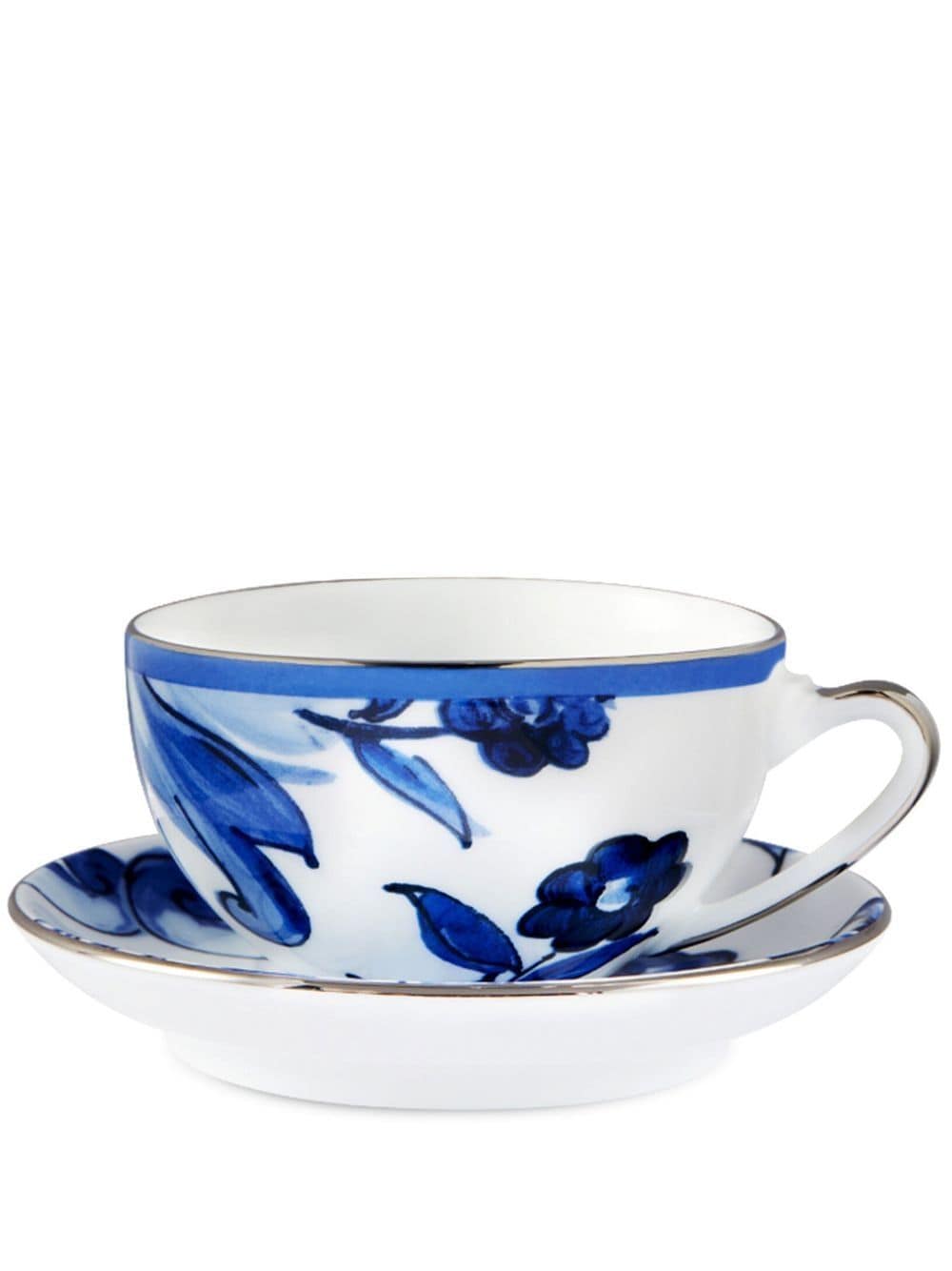 Dolce & Gabbana archive-print porcelain tea set - White von Dolce & Gabbana