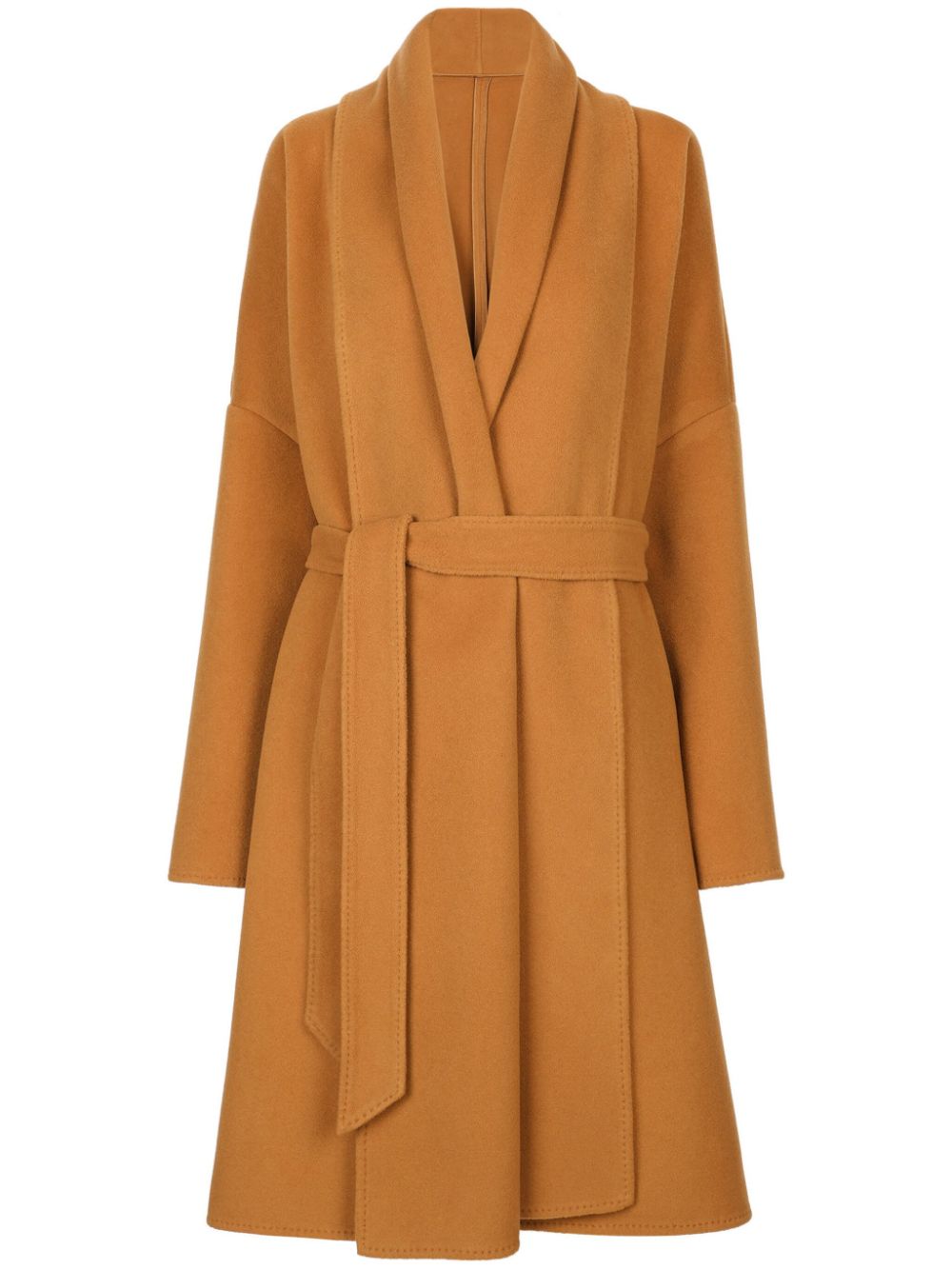 Dolce & Gabbana belted cashmere coat - Brown von Dolce & Gabbana