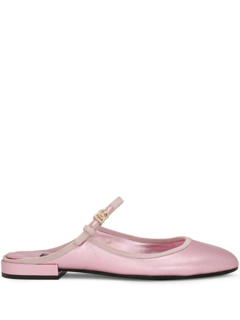 Dolce & Gabbana buckled ankle strap mules - Pink von Dolce & Gabbana