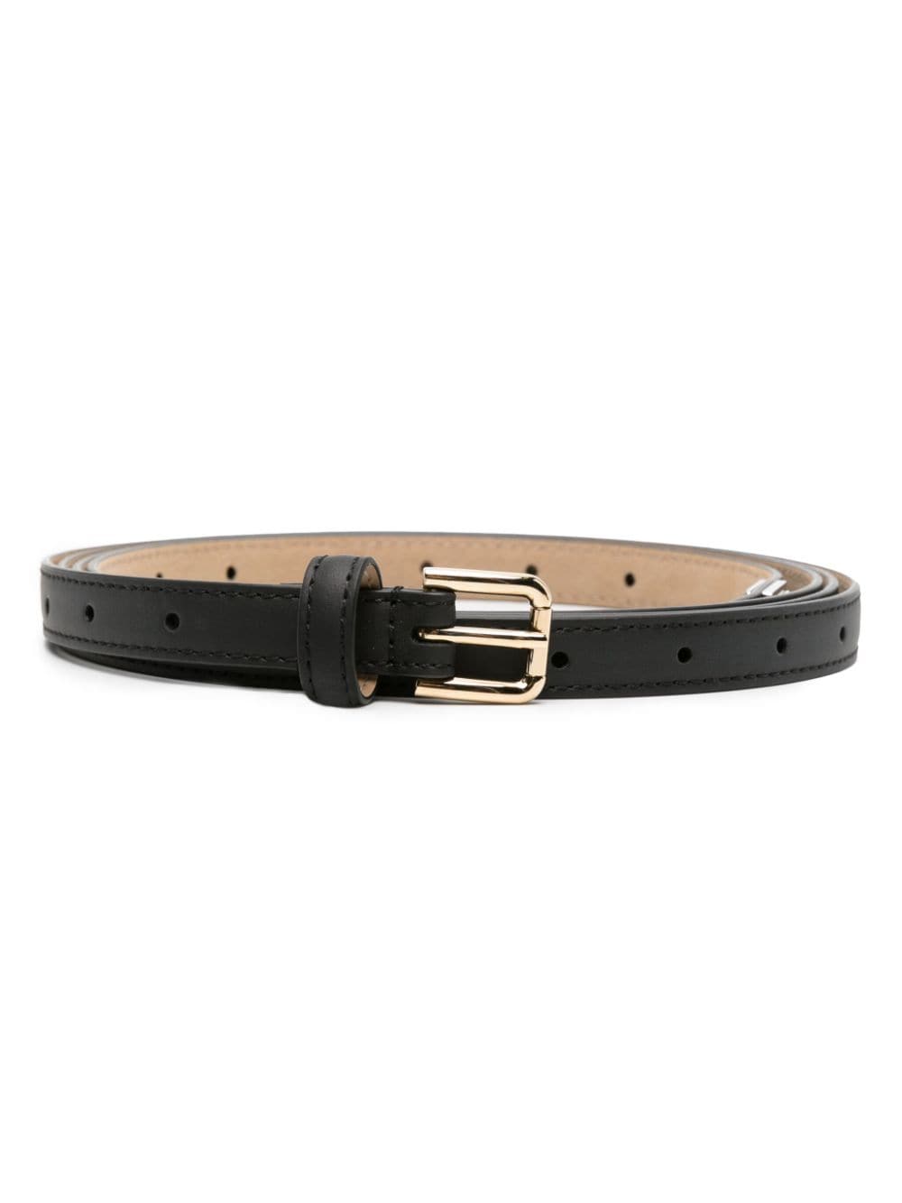 Dolce & Gabbana buckled leather belt - Black von Dolce & Gabbana