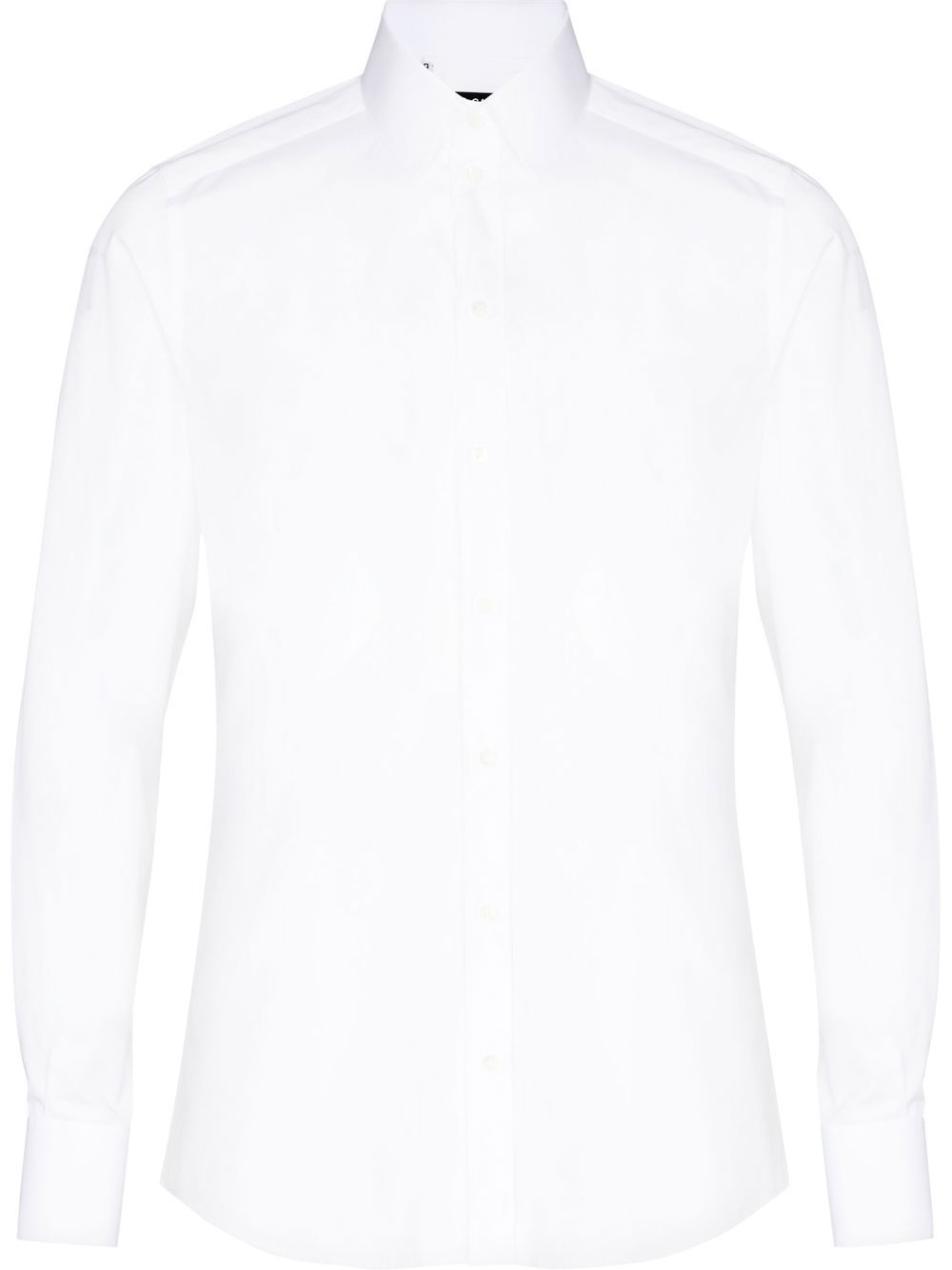 Dolce & Gabbana button-down poplin shirt - White von Dolce & Gabbana