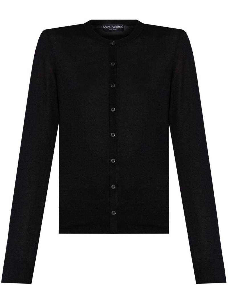 Dolce & Gabbana button-up cardigan - Black von Dolce & Gabbana