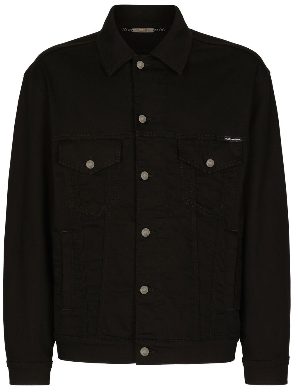 Dolce & Gabbana button-up denim jacket - Black von Dolce & Gabbana