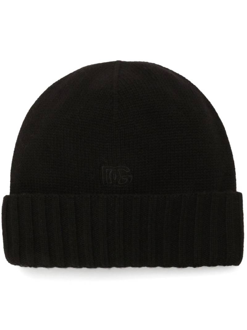 Dolce & Gabbana cashmere beanie - Black von Dolce & Gabbana