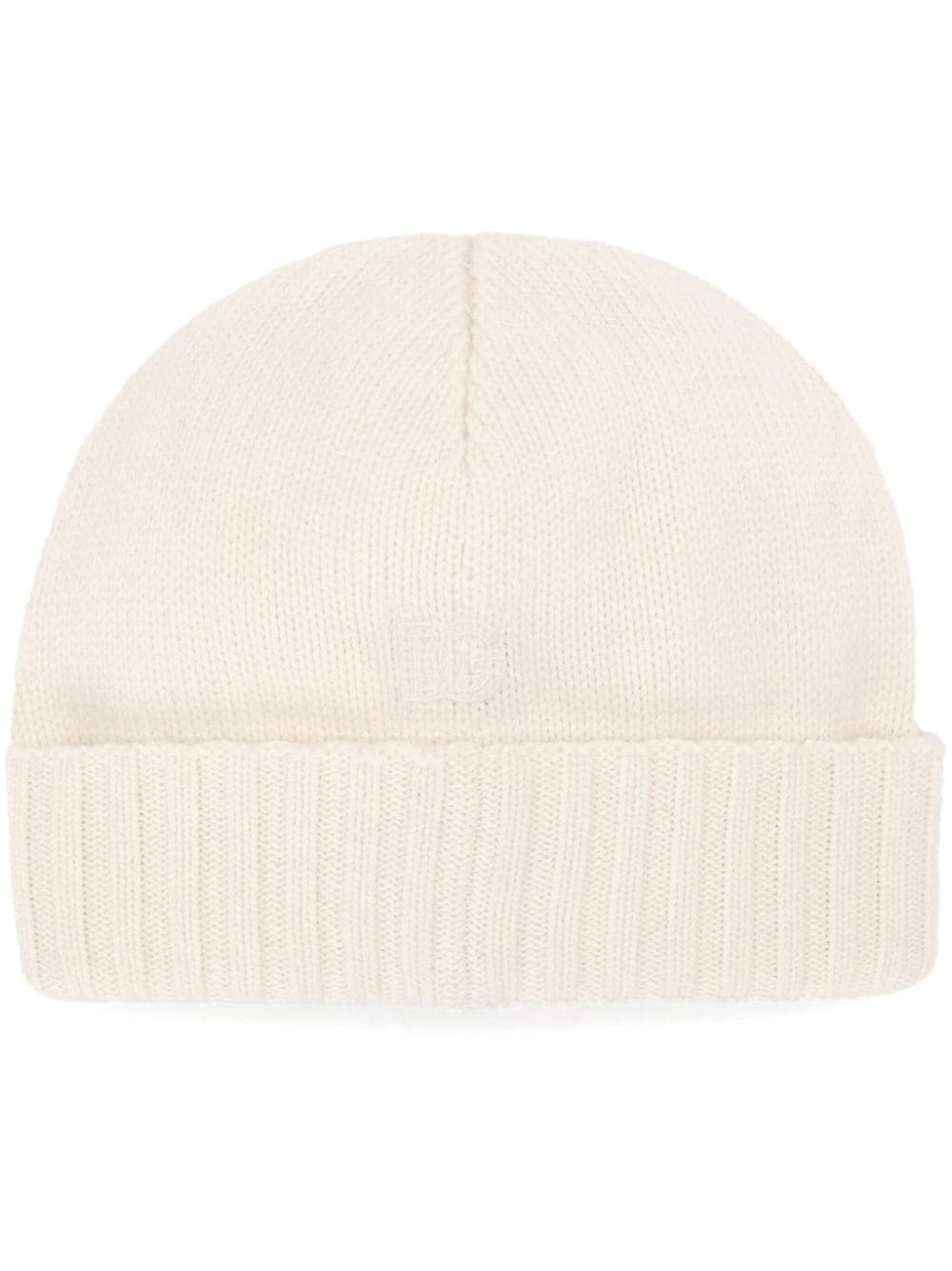 Dolce & Gabbana cashmere beanie - White von Dolce & Gabbana