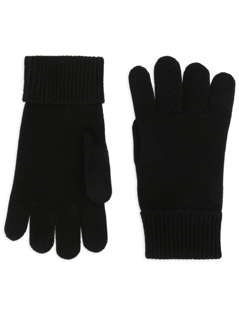 Dolce & Gabbana cashmere gloves - Black von Dolce & Gabbana