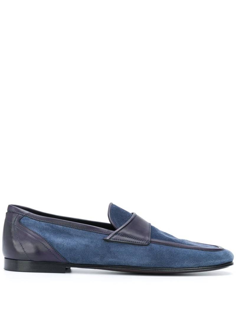 Dolce & Gabbana colour block loafers - Blue von Dolce & Gabbana