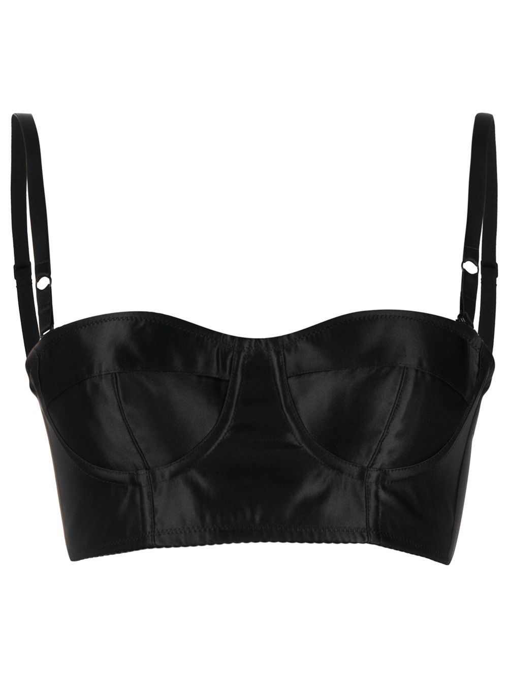 Dolce & Gabbana corset-style balconette bra - Black von Dolce & Gabbana