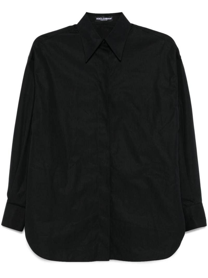 Dolce & Gabbana cotton shirt - Black von Dolce & Gabbana