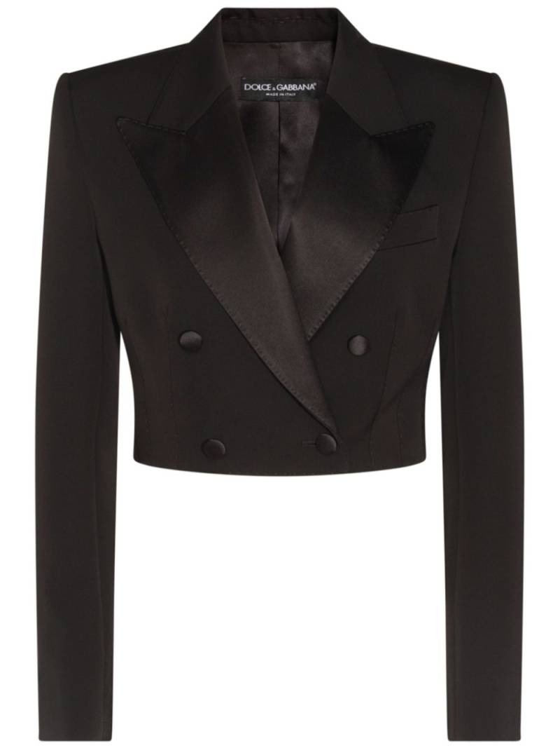 Dolce & Gabbana cropped blazer - Black von Dolce & Gabbana