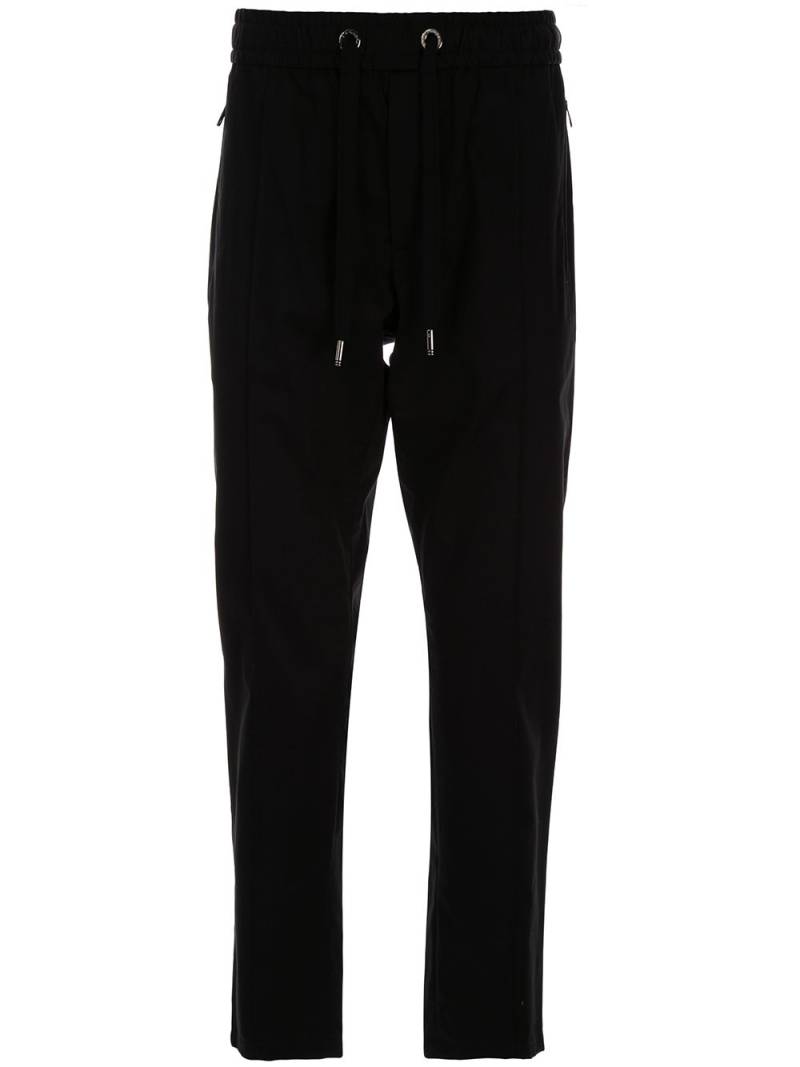 Dolce & Gabbana logo-tag track pants - Black von Dolce & Gabbana