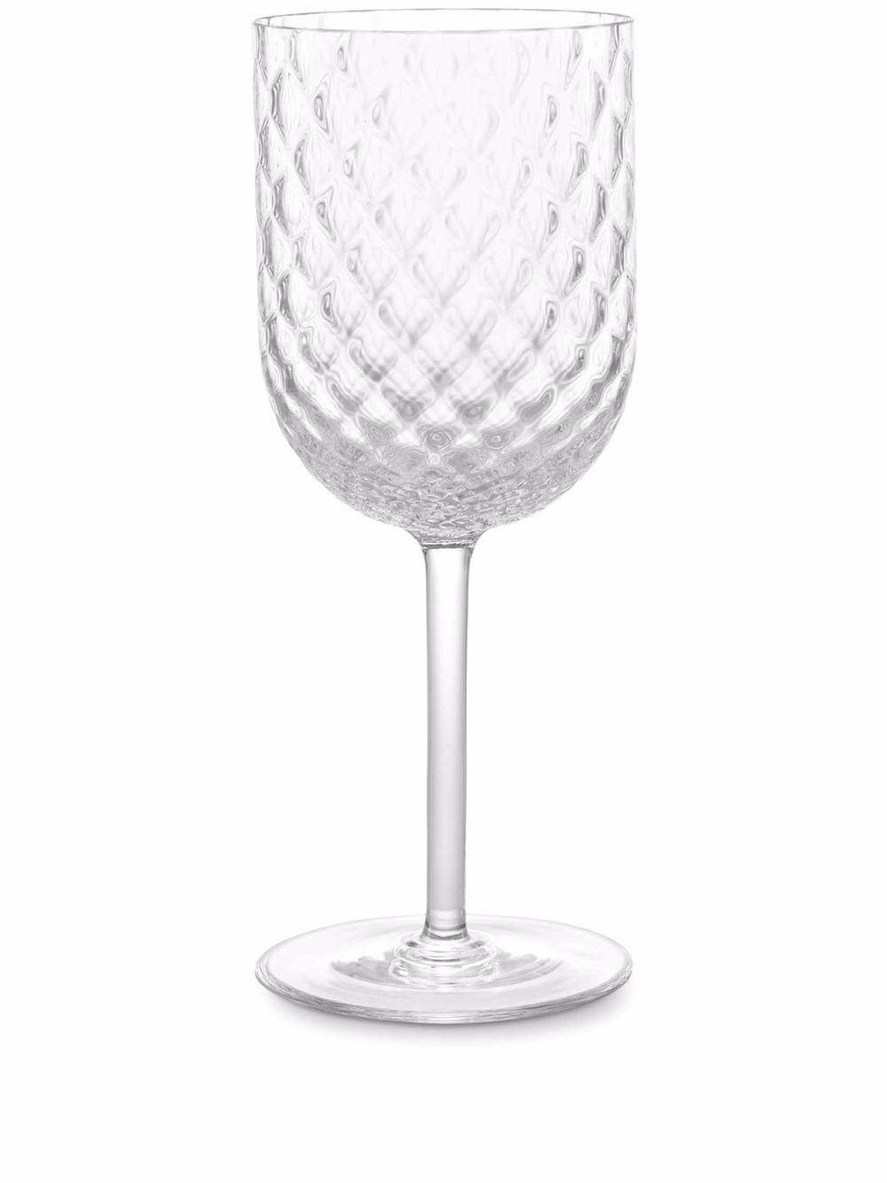 Dolce & Gabbana hand-blown Murano red wine glass - White von Dolce & Gabbana