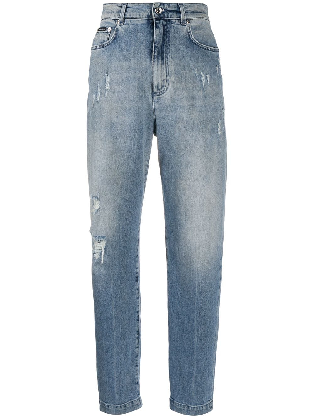 Dolce & Gabbana distressed boyfriend jeans - Blue von Dolce & Gabbana