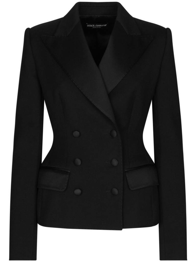 Dolce & Gabbana double-breasted blazer - Black von Dolce & Gabbana