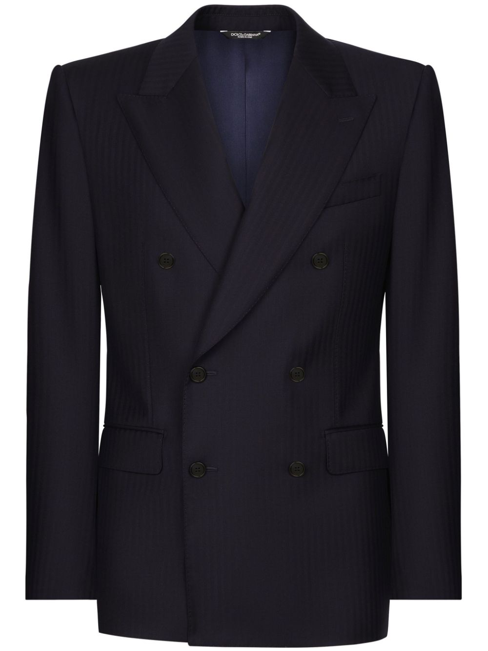 Dolce & Gabbana double-breasted wool blazer - Blue von Dolce & Gabbana