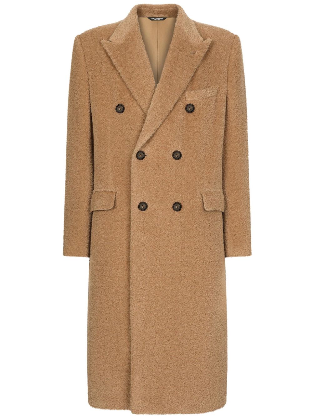 Dolce & Gabbana double-breasted wool coat - Brown von Dolce & Gabbana