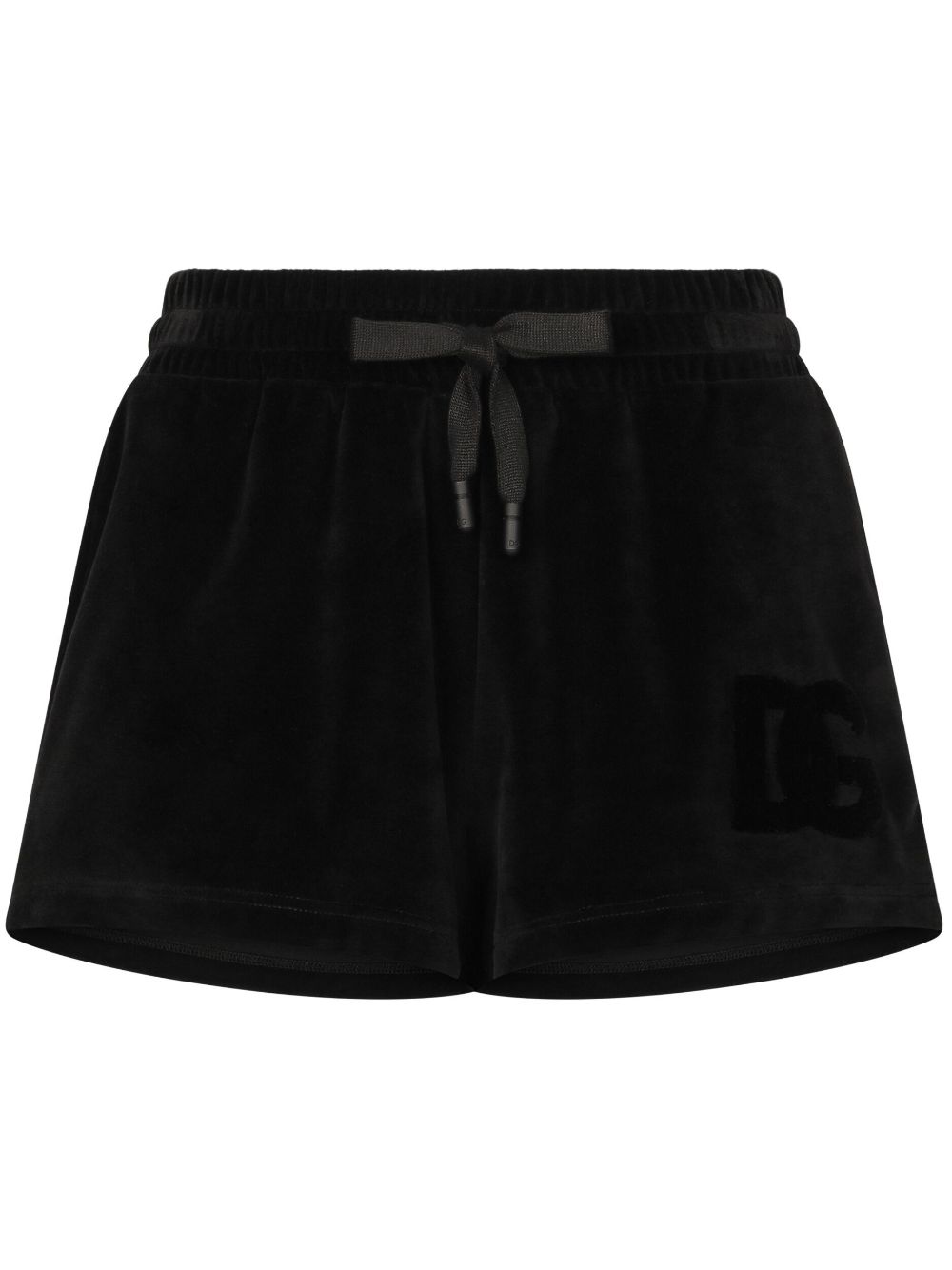 Dolce & Gabbana drawstring-fastening waist shorts - Black von Dolce & Gabbana