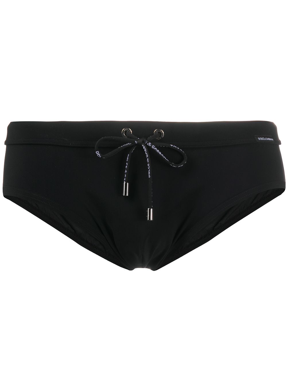 Dolce & Gabbana drawstring swimming trunks - Black von Dolce & Gabbana