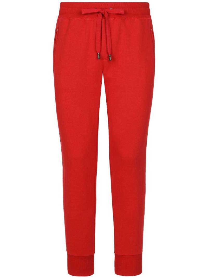 Dolce & Gabbana drawstring track pants - Red von Dolce & Gabbana