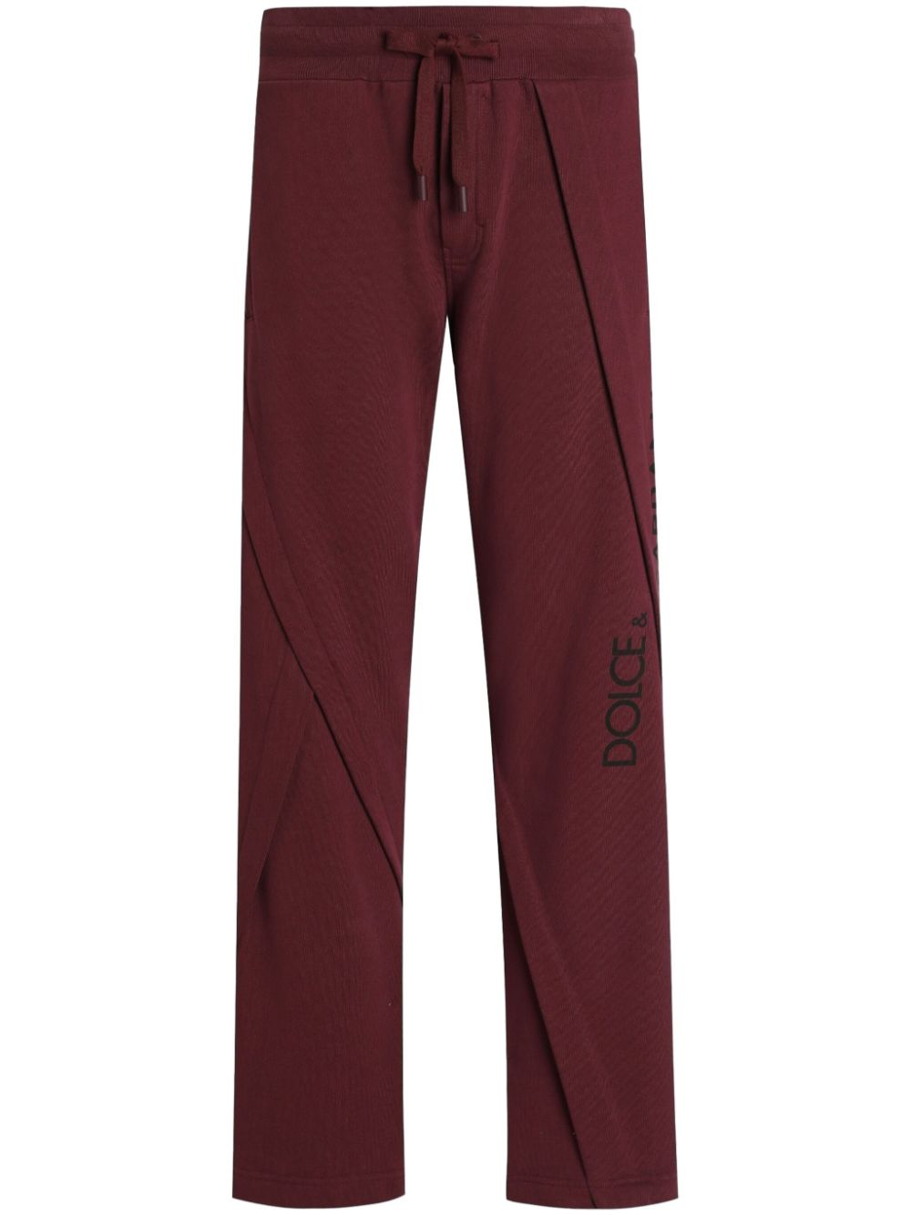 Dolce & Gabbana drawstring track pants - Red von Dolce & Gabbana