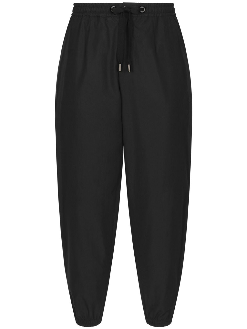 Dolce & Gabbana drawstring-waist cotton track pants - Black von Dolce & Gabbana