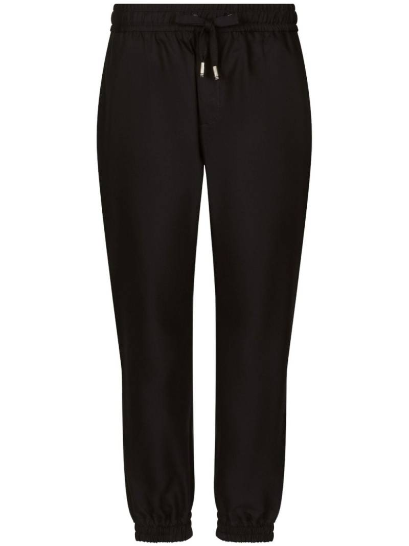 Dolce & Gabbana drawstring-waistband track pants - Blue von Dolce & Gabbana