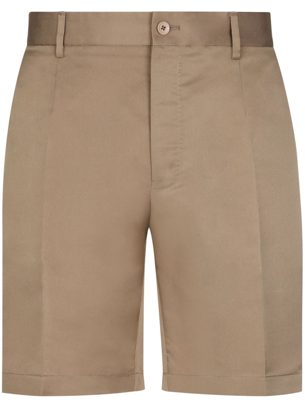 Dolce & Gabbana duchess silk Bermuda shorts - Neutrals von Dolce & Gabbana