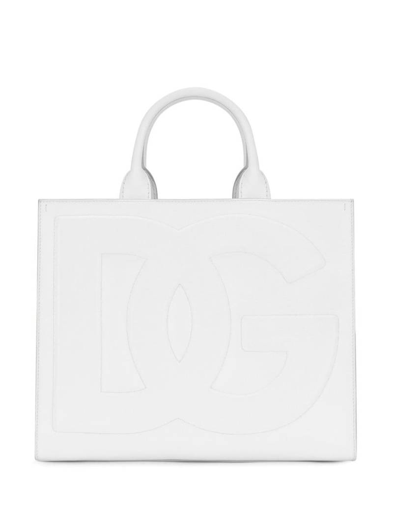 Dolce & Gabbana medium DG Daily tote bag - White von Dolce & Gabbana